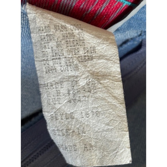 Vintage City Girl Nancy Bolen Long Denim Skirt Size 14 Rhinestone Western Boho - Picture 2 of 9